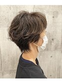 20代30代40代大人くびれショートパーマ