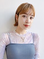 トルネード(TORNADO) 大人ショートボブ ミニボブ 前髪あり 切りっぱなし 外ハネK1115