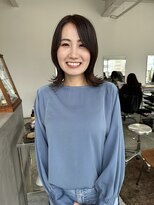 フィル(fil)&nbsp;くびれボブ／ダークブラウン