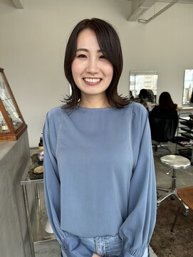 フィル(fil) くびれボブ／ダークブラウン