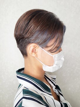 美容室 ハルミ ヘア リゾート 川口店(Harumi Hair Resort) ハンサムショート/ポイントカラー