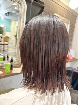 ムーン(moon) #前髪カタログ #インナーグレージュ #ピンクベージュ