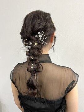 ロットアニバース(lott annibirth) 【髪質改善】人気の編み下ろしヘア@mutsumi