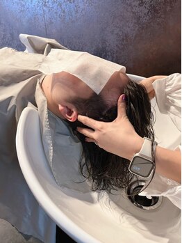 ディスコヘアー(DISCO HAIR)の写真/【海老名】極上ヘッドスパで至福のひとときを…♪温浴スパは保湿効果と血行促進効果◎