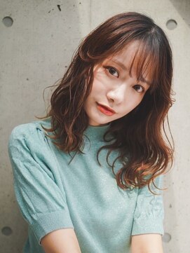 アミバイアブソ 新宿(ami by Absolute) 大人かわいい！小顔×べージュ2WAYバング