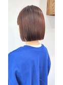 【丸顔タイプ】ストレートボブ 10代　20代　30代