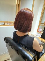 エニィ 池袋西口(Any)&nbsp;デザインカラー/レイヤーカット/ウェットヘア/オリーブベージュ