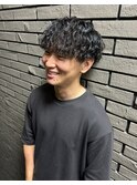 men's perm【刈り上げマッシュ×ツイスパ】