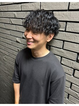 エトネ ヘアーサロン 仙台駅前(eTONe hair salon) men's perm【刈り上げマッシュ×ツイスパ】