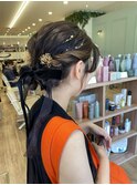 【大宮】ボブでもアップのヘアアレンジ