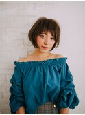 大人可愛いナチュラルボブ