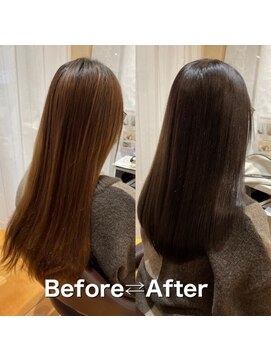 プールブー(PourVous) クセ毛と褪色を解決！Before＆After