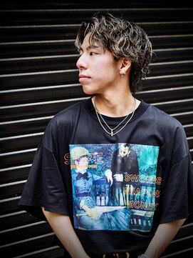 ドットファースト 町田店(dot. 1st) メンズハイライト/メンズパーマ/スパイラルパーマ