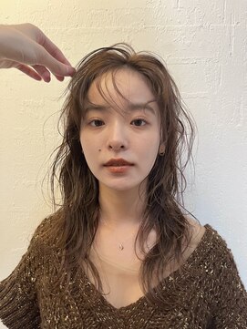 ニール 名古屋 伏見 丸の内(NEELU) 【Neelu_tomoya】レイヤーカット×ブリーチなしブラウンベージュ