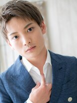 グルーミングサロン バーバー キャッスル 北浦和西口(Grooming salon Barber Castle) 10代20代かき上げハイトーンカラーフェザーマッシュY北浦和