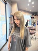 金髪ロング