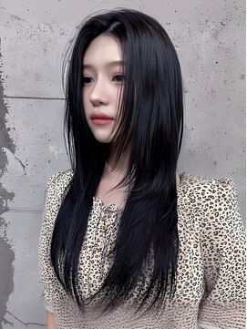 ビゼ 梅田(BIZE) コリアンブラック#シールエクステ#カール#シアカラー#韓国#梅田6