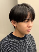 シースルーマッシュナチュラルマッシュメンズ韓国ツーブロック