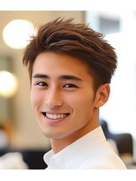 メンズ ルシードスタイル アウラ 松戸市五香(LUCIDO STYLE Aura)&nbsp;ベリーショート【五香#メンズカット#＜理容室＞#ブリーチ#眉毛】