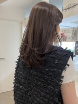 ノウハウ タニマチ(KNOWHOW tanimachi)&nbsp;ふわっとレイヤー/ワンカールレイヤー/やわらかベージュ