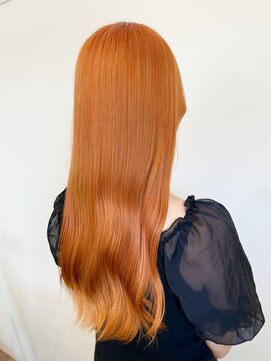 ヘアステーションフラット(HAIR STATION FLAT) アプリコットオレンジ