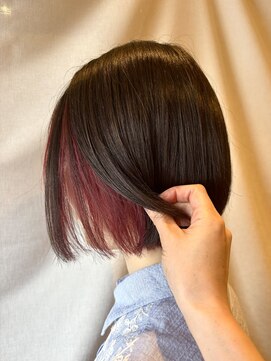 ココカラヘアー ニコ(cococara hair nico) インナーカラー/カシスカラー/デザインカラー/ブリーチ/ピンク