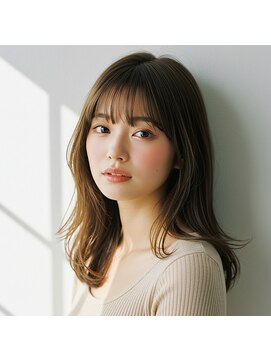コトナ 越谷店 美髪レイヤーカット/顔まわりレイヤー/ストレートロングレイヤー