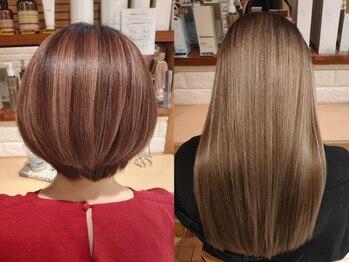 ヘアーレ・ヴィジョン(Hair Re Vision)の写真/<髪質改善【高濃度水素トリートメント】+艶カラー15,000円>ウル艶のカラーメニューをご提案(白髪◎)!