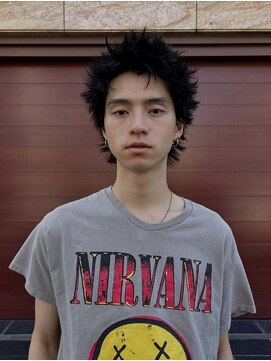 ヒュージ 三軒茶屋(huge) スパイキーショート/ニュアンスパーマ/メンズカット/メンズ