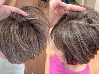 アルティール(alutir)の写真/≪白髪染めを使わずに明るくできる≫大人女性の新常識"脱白髪染めカラー"で上品なスタイルに◎