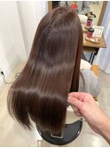 ピンクブラウン【髪質改善カラー&髪質改善トリートメント】