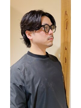 銀座八 【銀座メンズカット】銀座八×ナチュラルパーマ<理容室>