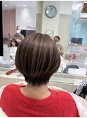 バレイヤージュショート