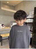 メンズキッズパーマ