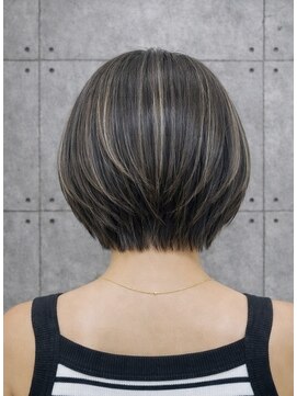 リトマス 二子玉川(litmus) 二子玉川/白髪/50代/ミルクティーブロンド/顔周りカット