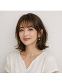 大人可愛い☆ミディアムボブ