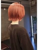 ムジャク(MUJAK) 福岡 久留米 ブラッドオレンジヘア ブリーチ1~2回