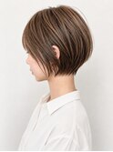 ふんわり丸みの美シルエットショート