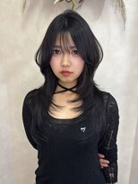 ジル(JiLL.)&nbsp;ブルーブラックハッシュカット