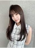 イメチェン大人ピンクベージュショート仙台レイヤーカット韓国