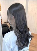 インナーカラー　ホワイト