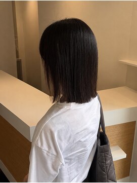 ビーアップヘアー(be:up hair) セルフカラー・ブリーチ履歴の縮毛矯正