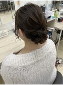 下めアップヘア