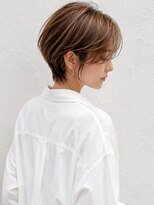 ミロアヴィタ 平尾(miroa vita)&nbsp;ベージュカラー ショートカット 髪質改善 顔周りカット
