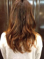 フェリシータ 緑地公園店(felicita) ハイライト&ローライト@ゆるふわフェミニンロング