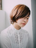 ブロッサム 東久留米店(Blossom)&nbsp;大人ガーリー/20代/30代/40代/暗髪/オン眉ショート/ウルフ/ボブ