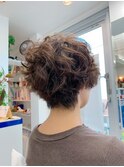 New York Dry Cutで創るくせ毛を活かすショート