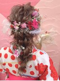 卒業式に編みおろしヘアセット