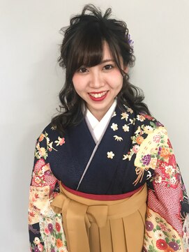ヘアスタジオニコ(hair studio nico...) 袴ヘア ハーフアップ