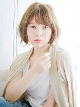 ナル 白山神社参道通り店(nalu) 細かいトップカールのバルーンボブ